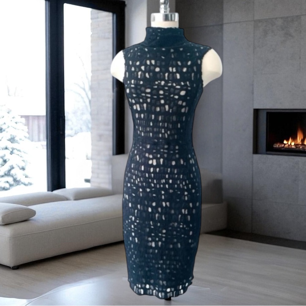 PORTS 1961 MIDI CUTOUT DRESS SIZE 4